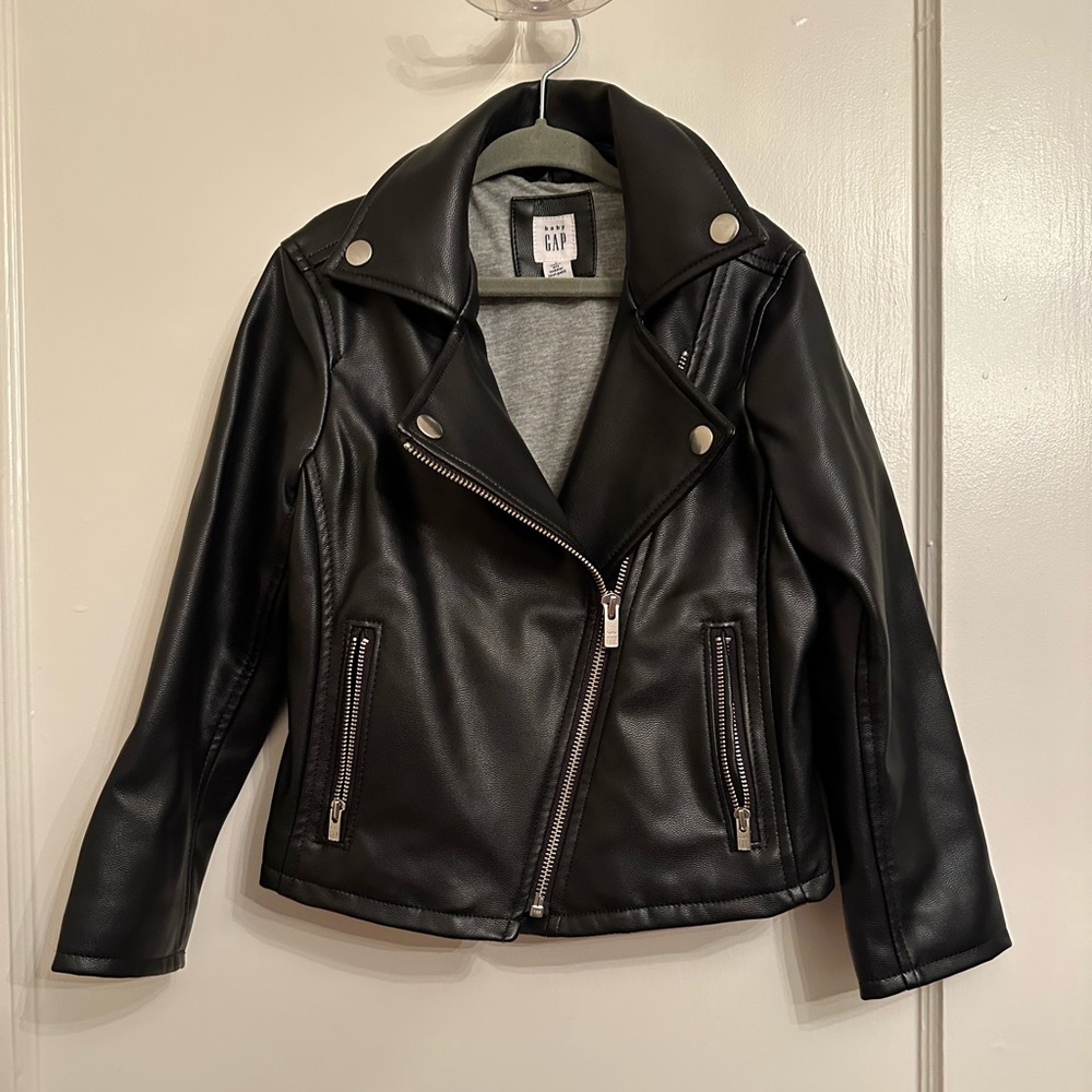 Baby Gap Moto jacket, size 5, cute jacket
